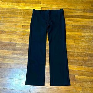 Betabrand Womens Stretchy Classic Straight Leg Pants, Sz Lg